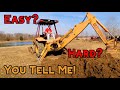 How To Operate A Backhoe