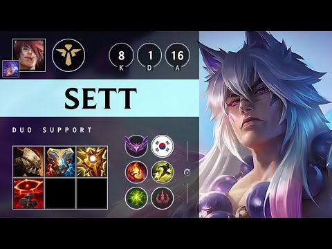 Sett Support vs Braum - KR Master Patch 25.14