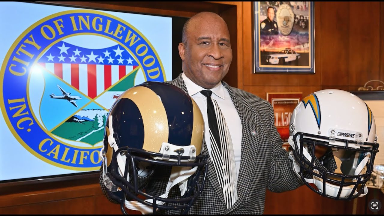 INGLEWOOD'S CHAMPION: Mayor James Butts