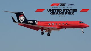 The Rich And Famous Arriving in Austin, Texas For the 2025 United States Formula 1 Grand Prix (4K)