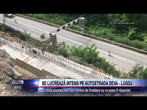 SE LUCREAZĂ INTENS PE AUTOSTRADA DEVA - LUGOJ