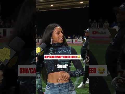 So kind of Sha'Carri to want to help Speed 😅