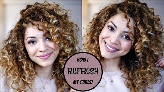 How I Refresh My Curls | Day 3-4 Hair