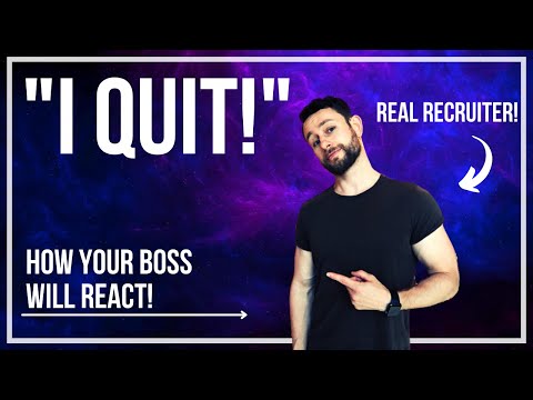 How Your Boss Will React When You Give Your Notice - How Your Boss Will React When You Quit