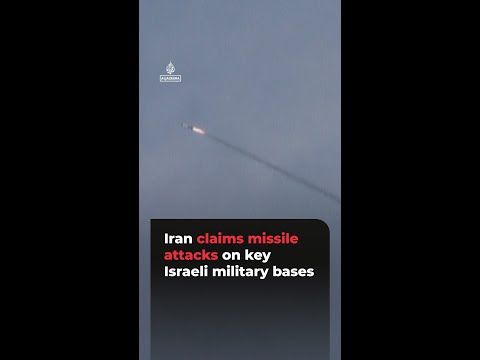 Iran claims missile attacks on key Israeli military bases | #ajshorts