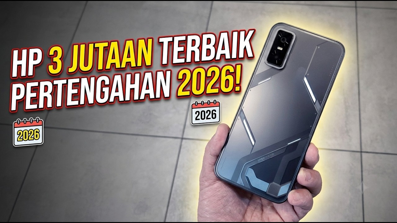 Jangan Tertipu Harga Mahal‼️ Ini HP 3 Jutaan Fitur Flagship Terbaik 2026‼️