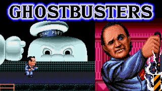 Ghostbusters (MD · Sega Mega Drive) video game version | full game (hard mode) session 👻☠️🎮