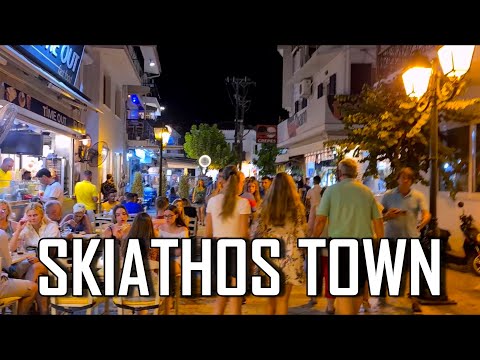 SKIATHOS TOWN - SHOPS & RESTAURANTS