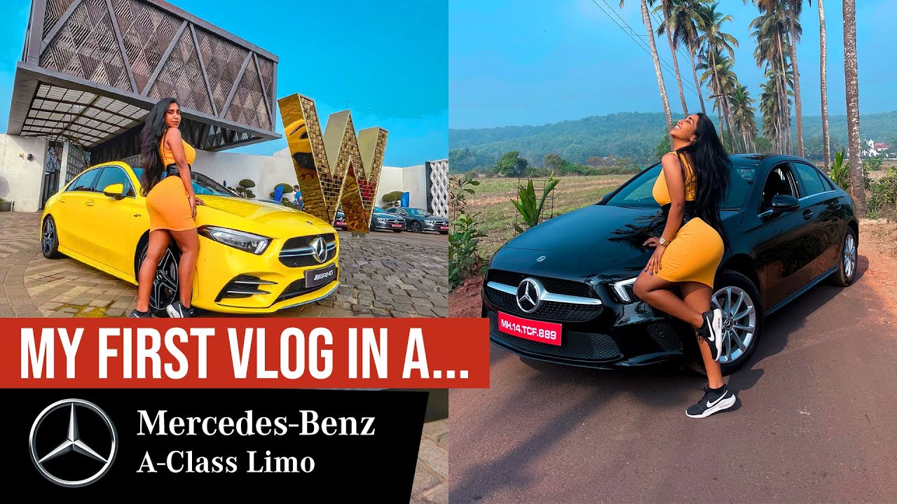 The Mercedes A-Class Limousine is... OMG!! 😍 | FIRST GOA VLOG | Scarlett Rose