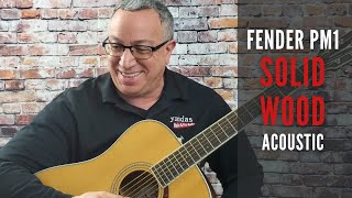 Video thumbnail for Fender PM1 Acoustic Guitar Demo by Yandas Music