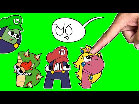 Alphabet Lore Finger Heart Fancy Refill Animation but in Mario Bros