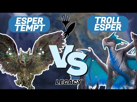 Final Match - Esper Tempt vs Troll Esper - $1000 Legacy MTG Tournament  w/ Live Commentary