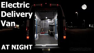 AT NIGHT: 2024 RAM 3500 Promaster EV -- Interior & Exterior Lights / Headlights Analysis