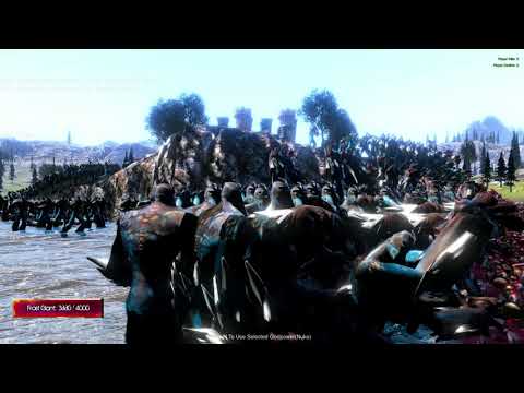 10,000 Spartans vs 1,500 Frost Giants Ultimate Epic Battle Simulator
