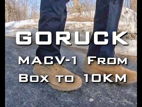 I finally bought a pair of GORUCK MACV-1 boots #happyfeet