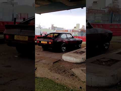 Thumbnail for Ford Capri Turbo at abandoned fuel station - Mad Max street machine by Ford Capri