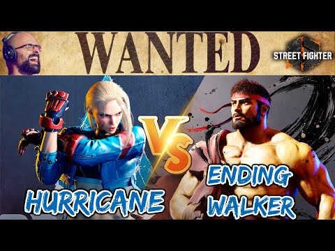 THE PERFECT PARRIES! Hurricane (Cammy) vs EndingWalker (Honda) FT7 - WANTED SF6