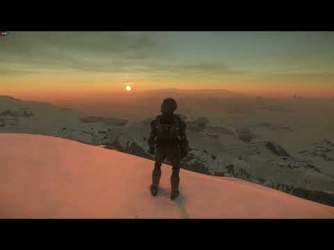 Star Citizen 3.8.0 Gameplay 1440p 60fps - Time lapse Sunset Over New Babbage