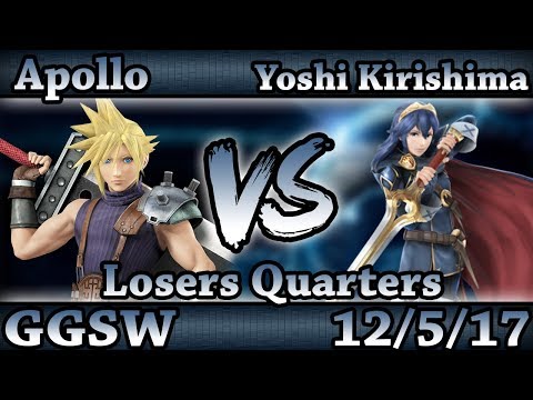 GGSW 61 - Apollo (Cloud) Vs. Yoshi Kirishima (Lucina) Smash Wii U Losers Quarters - Smash 4