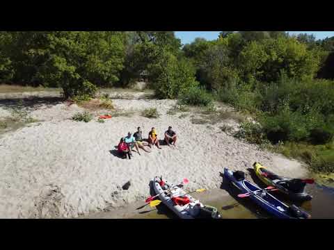 Kayaking trip, Vorskla river. Сплав на байдарках, ріка Ворскла.