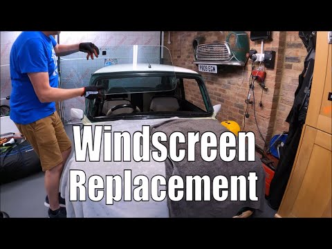 Windscreen Replacement - Classic Mini Workshop - Project Sprout