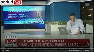 COTA 2  a zilei de miercuri: Profit cu 6 din ultimele 7 bilete oferite!