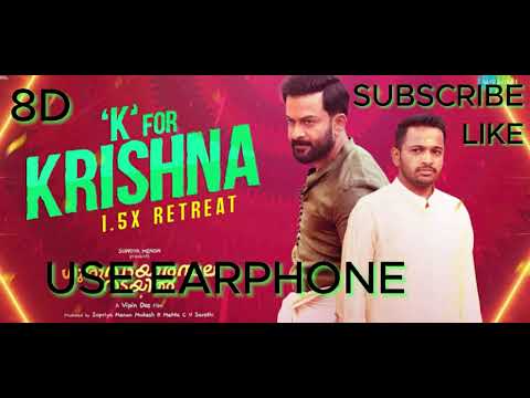 K For Krishna 1 5 X 8D MUSIC   Lyrical   Guruvayoorambala Nadayil   Prithviraj   Basil   Ankit Menon