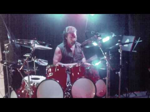 Jerry Warming up on his North Drum Set 9 12 09