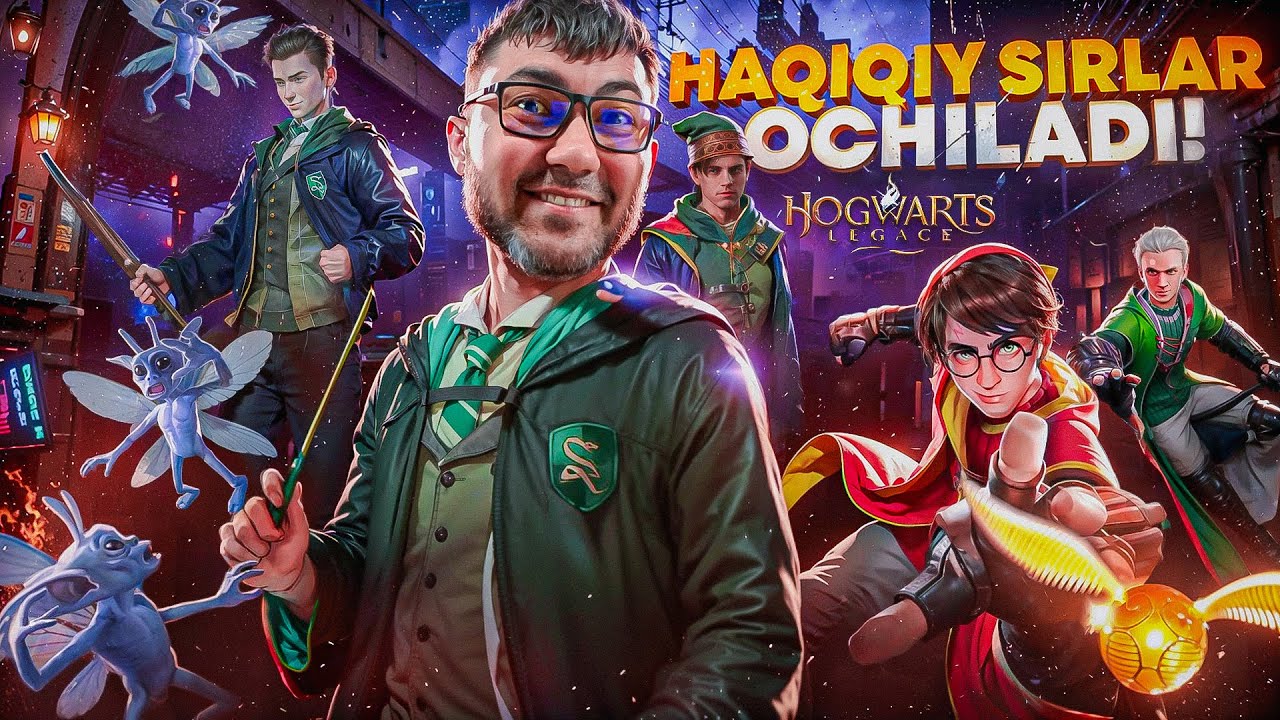 ✨HAQIQIY SIRLAR OCHILADI! – HOGWARTS LEGACY #2 (JONLI EFIR)