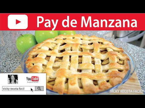 Receta Del Tradicional y Sabroso Pay o Tarta De Manzana