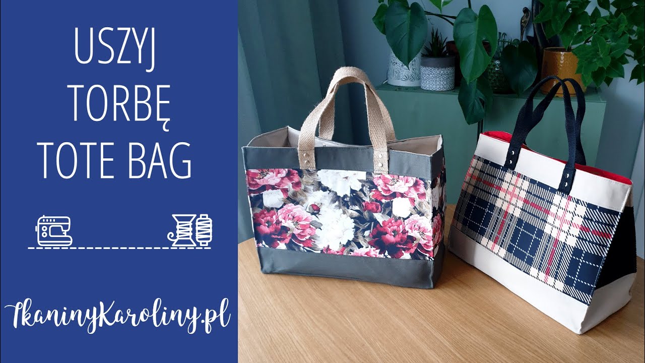 Watch Jak uszyć torbę tote bag Tutorial DIY Tkaniny Karoliny now Jak uszyć torbę tote bag Tutorial DIY Tkaniny Karoliny