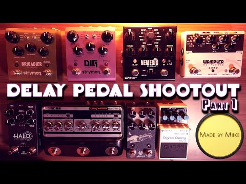 Shootout + Opinion: 8 DELAY PEDALS tested! (Boss,  Strymon, Source Audio, Wampler, Walrus, Keeley)