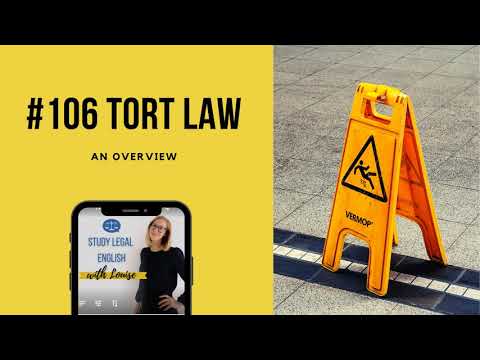 106: Tort Law - An Overview (Monologue)