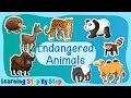 ABC Endangered Animals Interesting And Educational Endangered Species Facts