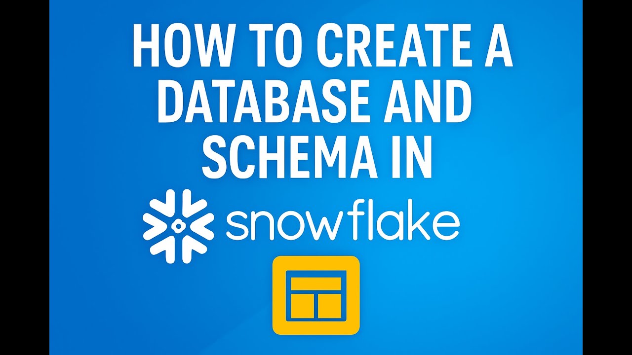 How to create database and schema in Snowflake using SQL worksheet and UI | Beginner tutorial 2025