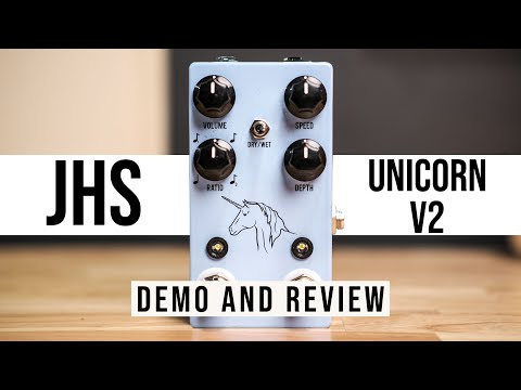 JHS Unicorn V2 Analog Uni-Vibe Pedal Demo & Review