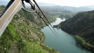 preview picture of video 'Zipline at Simatai Great Wall'