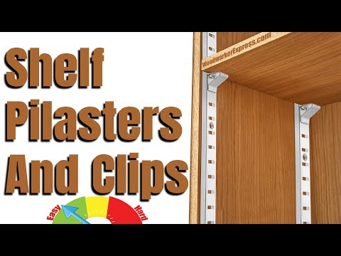 Trasforma qualsiasi spazio con ripiani regolabili, pilastri e clip, tutto in un attimo!