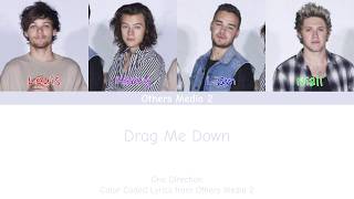 One Direction - Drag Me Down (Color Coded Lyrics)