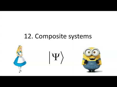 L13 Composite systems and entanglement : Introduction to quantum computing course 2022
