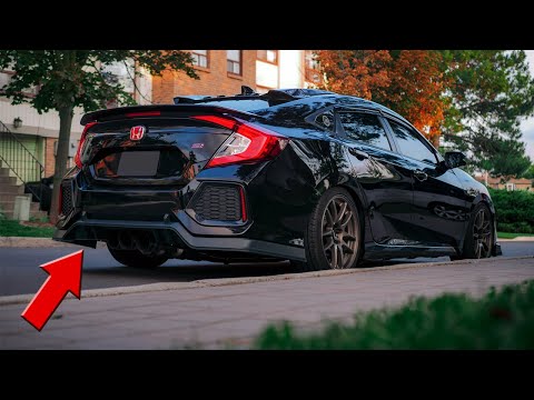 Type R Style Rear Lip Install - 2018 Honda Civic Si (10th Gen Civic)