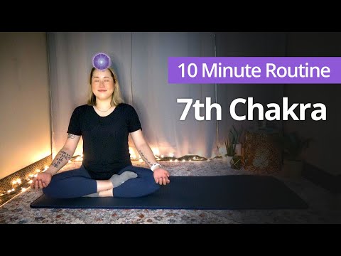 7TH CHAKRA Crown Chakra Activation Exercises | 10 Minute Daily Routines