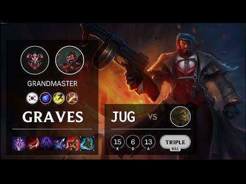 Graves Jungle vs Ivern - KR Grandmaster Patch 10.19