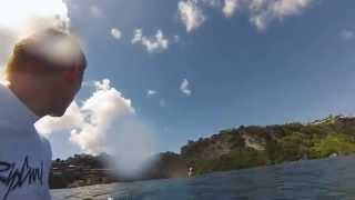 preview picture of video 'Surfing Uluwatu, Bali Indonesia, May 2014'