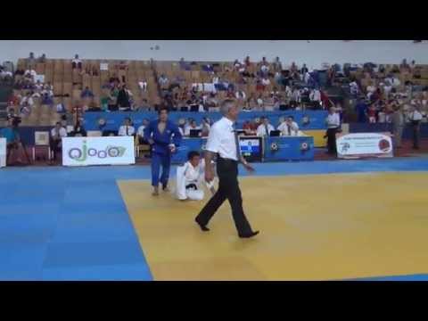 ECJ Berlin 2014 -60 kg Eliminatory Plafky (GER) - Yerenkaiypov (KAZ)