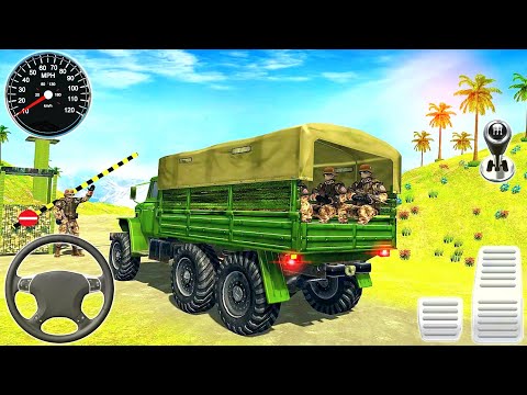 Hill Army Truck Driver Simulator  / Soldier Duty Transporter Driving  - Android Gameplay #2