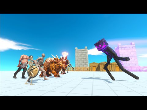 Infernal Faction vs monsters Animal Revolt Battle Simulator