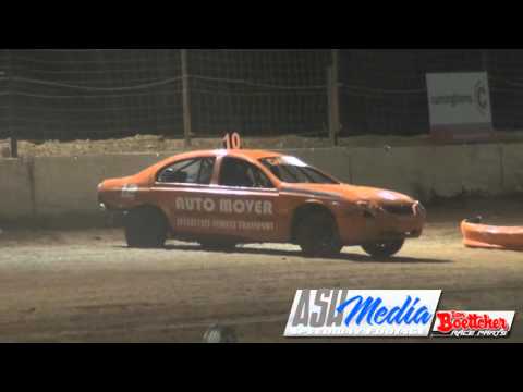 Production Sedans: Charles Day Crash - Moora Speedway