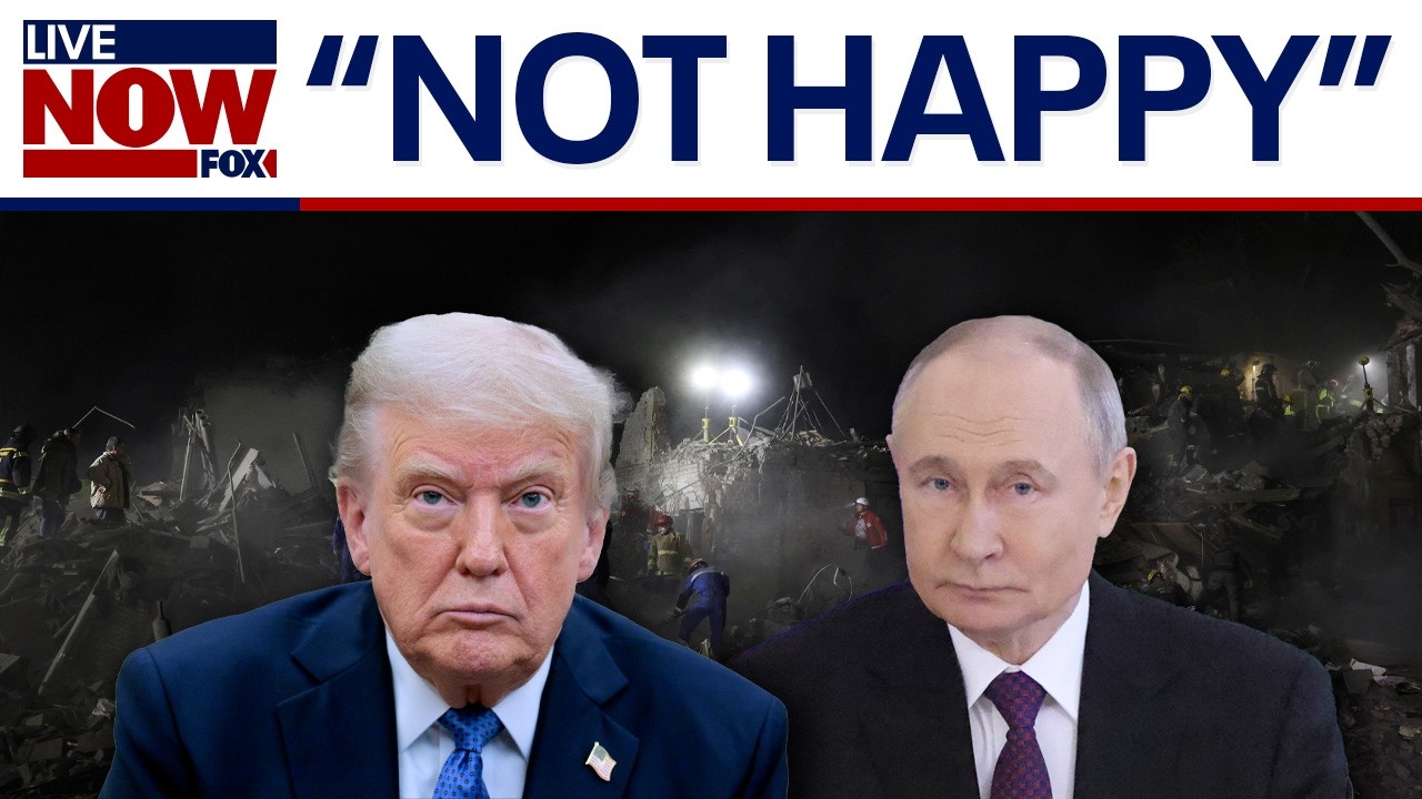 President Trump 'not happy' with Putin after deadly attack in Kyiv, Ukraine