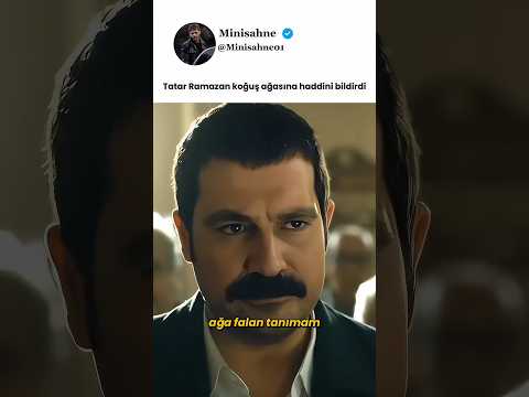 Tatar Ramazan koğuş ağasına haddini bildirdi